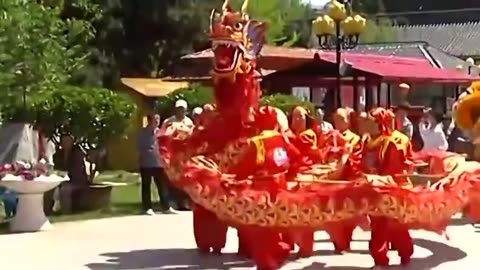 舞龙舞狮舞狮